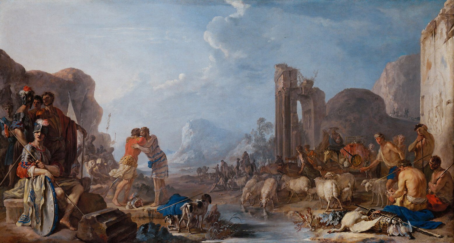 Johann_Heinrich_Schönfeld_-_Versöhnung_Jakobs_mit_Esau_-_GG_1145_-_Kunsthistorisches_Museum